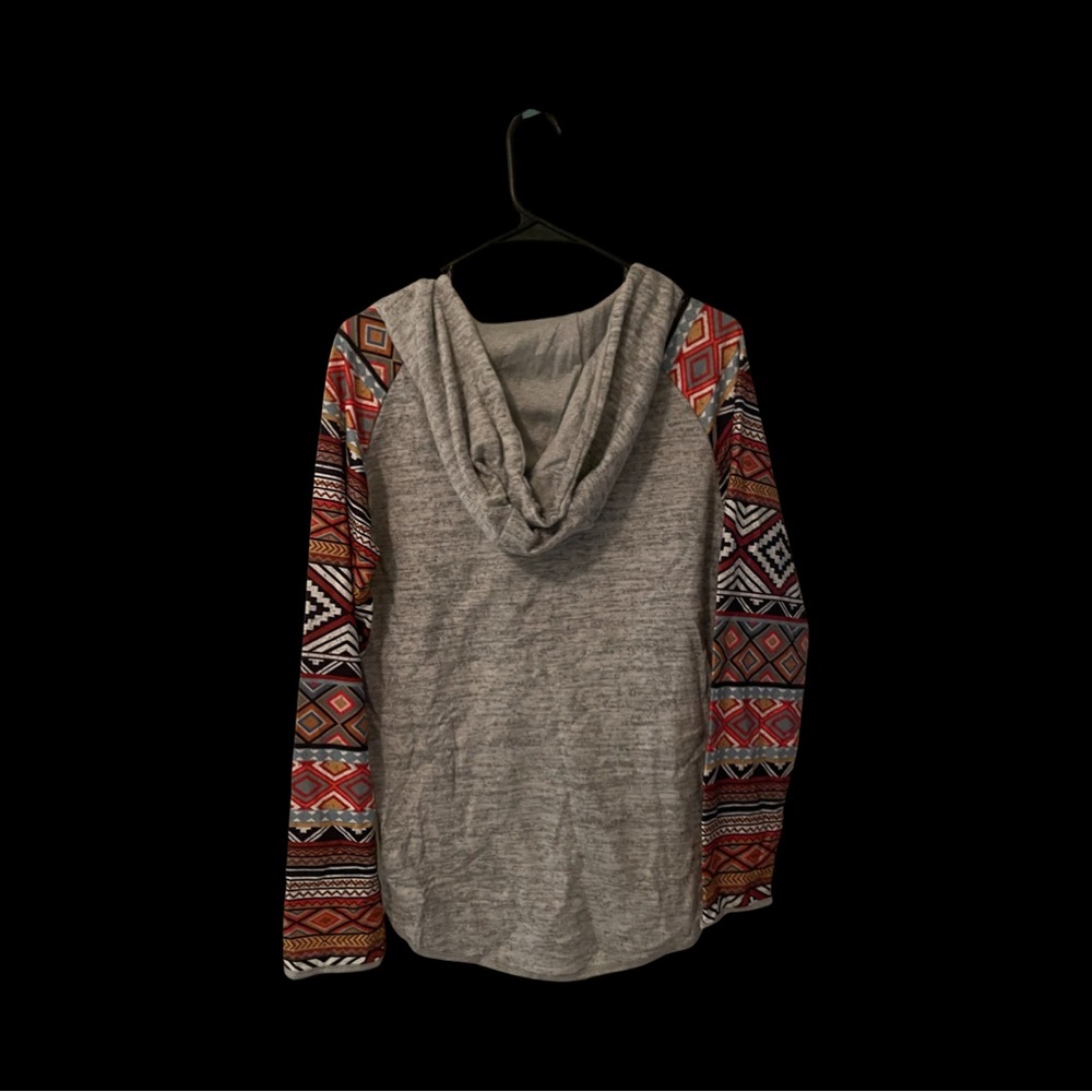 Hooded Native American shirt